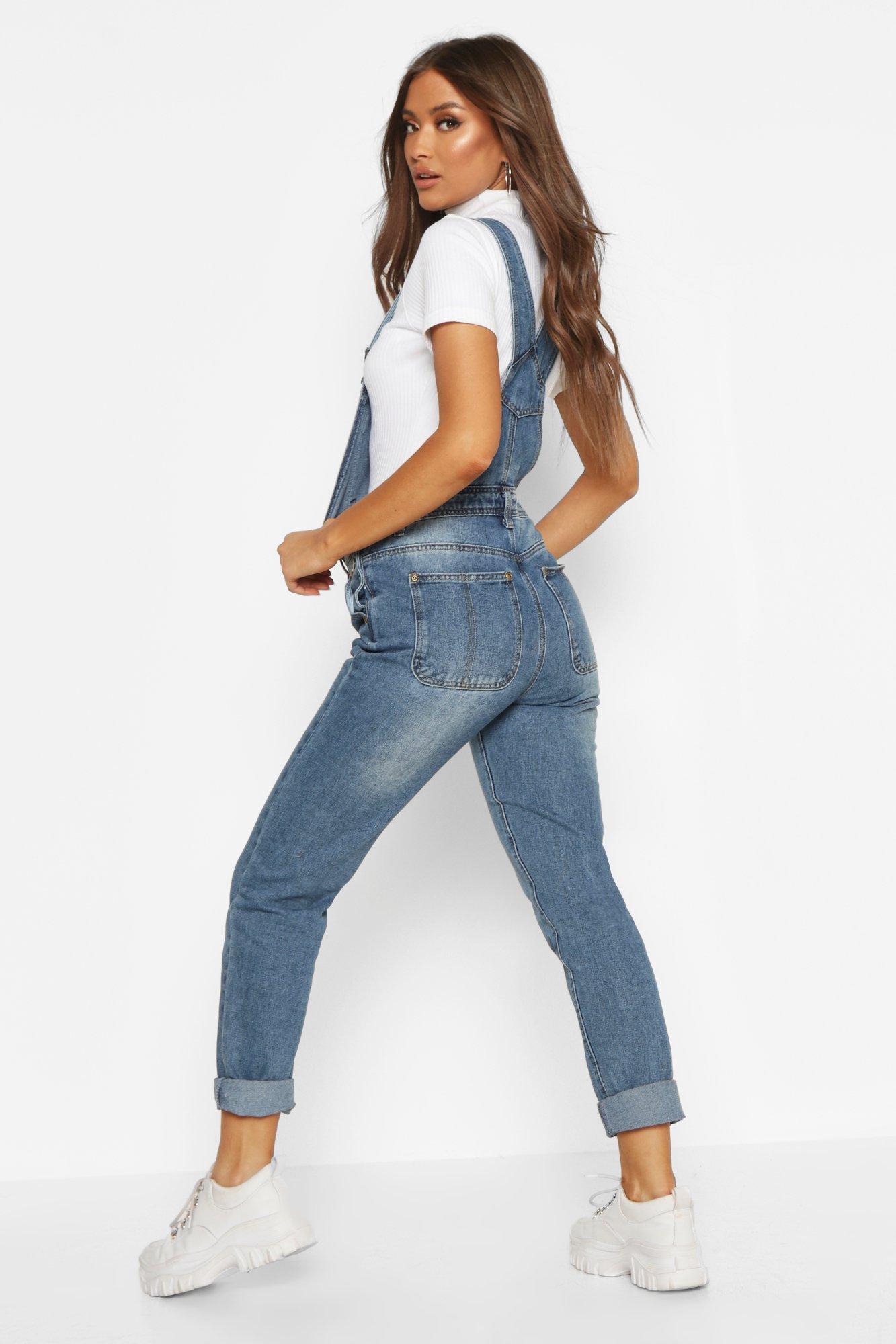 Womens denim clearance dungarees uk